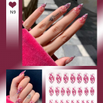 24 tk Liimiga v&otilde;ltsk&uuml;&uuml;ned V&otilde;ltsk&uuml;&uuml;nte otsad Nael Art Valepress kirstupulga muster DIY disain