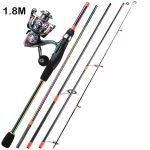 Sougayilang 1,8M&ndash;2,4M 5-sektsioonilised spinning-&otilde;ngen&ouml;&ouml;rid, kaasaskantav &uuml;likerge &otilde;ngeritv, 13+1BB Spinnng-&otilde;ngede kombinatsioon 1.8M mitmev&auml;rviline