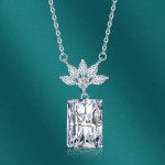 SACE GEMS naiste kaelakee ripats vasesulamist tsirkoonist moekingitus roosa