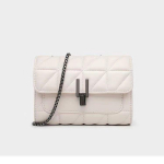 Luksuslikud disainerkotid naistele nahast kett Crossbody kotid naistele k&auml;ekotid &otilde;lakotid naisterahvaste Za Clutch valge