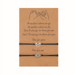 2x/komplekt Paari k&auml;ev&otilde;rud K&auml;sitsi valmistatud P&auml;ikesekuu k&auml;ev&otilde;ru punutud k&ouml;iega ehted kaunistus kingitus paarile naisele, meestele teismelistele