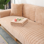 &Uuml;hev&auml;rviline libisemiskindel diivani kate Paks pehme pl&uuml;&uuml;s diivanipadja r&auml;tik elutoa m&ouml;&ouml;bli jaoks Decor Slipcovers diivanikatted 90x160cm 1pcs