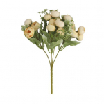 Kunstlillede tuhmumiskindel kunstlik siidist lill, 15 peaga &otilde;is kunstroosilillede pulmatarbed roosa