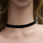 1 tk Black Velvet Collar kaelakee gooti k&auml;sitsi valmistatud vintage naljakad ehted 1cm must