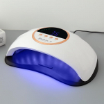 Moodne 6 150 W k&uuml;&uuml;nekuivati ​​LED k&uuml;&uuml;nelamp UV-lamp k&otilde;igi geelk&uuml;&uuml;nelakkide kuivatamiseks koos Motion Sensing manik&uuml;&uuml;ri pedik&uuml;&uuml;ri salongi t&ouml;&ouml;riistaga US