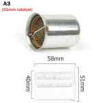 35mm 42mm 45mm 48mm 51mm 60mm mootorratta v&auml;ljalaske summuti katal&uuml;saator DB Killer summuti m&uuml;rasummuti Akrapovic jaoks SC jaoks