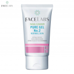 FACELABS Facial Cleanser Pure Gel No.2 Normaalsele nahale, H&uuml;poallergeenne, Mittekomedogeenne, Soovitatav dermatoloog, 50 ml. 50 ml.