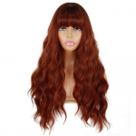 MERISIHAIR Water Wave pikad tukkidega parukad naistele Must pruun lilla roosa sinine s&uuml;nteetilisest kiust pikk laineline parukas 26inches