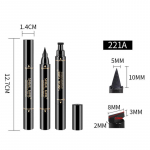 HDY 2 in 1 Eyeliner Pen Eye Liner Veekindel pliiats Kauakestev vedel silmapliiats Glitter meik