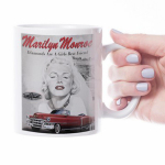 Les Tr&eacute;sors De Lily [R6920] &ndash; keraamiline kruus 'Marilyn' hall (cadillac) - 95x80 mm mitmev&auml;rviline