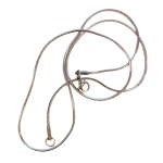 Les Tr&eacute;sors De Lily [R8081] &ndash; kuldne 'Maille Serpent Carr&eacute;e' teraskett &ndash; 50 cm 1 mm h&otilde;be