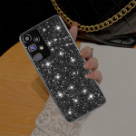 Luksuslik Bling Glitter telefoni&uuml;mbris Samsung Galaxy S23 S22 S21 FE Ultra Plus A14 A23 A33 A53 A73 A22 A32 A53 A72 A12 A51 M23 M32 4G 5G pehme TPU kate Samsung Galaxy A14 5G must