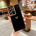 Galvaniseeritud servaga pehme silikoon&uuml;mbris Samsung Galaxy S22 Ultra S22Ultra S22U telefoni kate Samsung Galaxy S22 Ultra valge