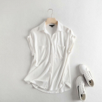 Naiste suvised retro kvaliteetsed valge pluusiga l&uuml;hikeste varrukatega &scaron;ikkad naiste s&auml;rgitopsid S roheline