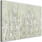 L&otilde;uendiprint V&auml;ikesed lilled vastu seina 60x40 roheline