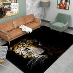 Moodne leopardimustriline vaip p&otilde;randal 3D loomade tr&uuml;kitud suur vaip elutuba pehme k&auml;sn Vannitoa matt Absorbeerib libisemisvastast 160x200cm 1pcs