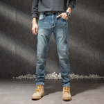 Kevadised ja s&uuml;gisesed venivad meeste teksad Korea v&auml;ljaanne Meeste teksad Meeste v&auml;ikesed sirged p&uuml;ksid Meeste mitmek&uuml;lgsed 28