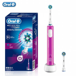 Oral-B Pro600 Plus taaslaetav elektriline hambahari, p&ouml;&ouml;rlev 3D vahetatav ristl&otilde;ikega elektriline hambaharja pea Oral B otsikud