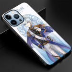 Genshin Impact telefoni&uuml;mbris iPhone 11 14pro Max 13 12 Mini Xs Xr X jaoks Karastatud klaasist kate iPhone 7 8 6s Plus Se 2022 jaoks For iPhone 13 Pro