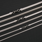 Unisex Snake kett naiste kaelakee Choker roostevabast terasest rangluu roosa kullav&auml;rvi kett kaelakee naistele ehted 3mm-40cm h&otilde;be