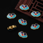 1 tk sulamit imiteeriv Cloisonne'i antiiktarvikud Hiina stiilis ripatsid ehete jaoks komponentide valmistamisel v&otilde;lu kaunistus 8*12mm