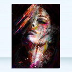 Abstraktne grafiti kunst l&otilde;uendi maalimine popkunsti l&otilde;uendi plakatid moodsad t&uuml;drukud seinakunsti pildid elutoa jaoks seinakaunistuse taustal seinakaunistus 20x30cm