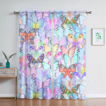 Phalaenopsis lilleline l&auml;bipaistev Voile kardin eluks S&ouml;&ouml;gituba Magamistoa K&ouml;&ouml;giaken L&auml;bipaistev &scaron;ifoonist lilled t&uuml;llkardinad 1 PCS W100XH250cm