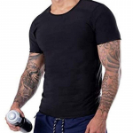 Mehed, naised, sauna&uuml;likond, soojust p&uuml;&uuml;dvad vormiriided, higi, keha kujundaja vest Saledam saunakost&uuml;&uuml;m Compression Thermal Top Fitnessi treenings&auml;rk XXXXL must