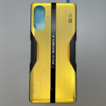 Tagumine tagaukse korpus Xiaomi Redmi K40 Gaming Editioni aku parandamiseks tagakorpus kuldne