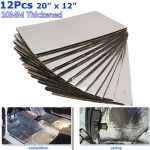 12X 50*30cm 10mm auto kapoti helimatt summutav soojusm&uuml;ra isolatsiooni vaht