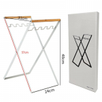 Outdoor Camping puidust k&auml;epidemega kronstein Kodu Kokkupandav K&ouml;&ouml;k Prahi Hoiu Riiul Kaasaskantav Plastikust Pr&uuml;gikoti Riiul must