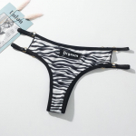 1 tk Seksikas T-BACK Naiste Leopard Alusp&uuml;ksid Alusp&uuml;ksid Spordi- ja fitnesspesu kingitus naistele M leopard