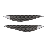 ABS-i s&uuml;sinikkiust auto esitulede lamp Kulmude laugude kulmude kleebis Mercedes-Benz C-klassi W204 C180 C200 C260 C300 C63 jaoks Carbon Fiber gray