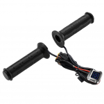 12V Motorcycle Heated Hand Grips Sleeve Non-slip Waterproof Third Gear Temperature Regulation handlebar Moto Modification 1 pair