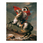 Siil Napoleon &uuml;letab St. Bernard Pass Alpides Kuulsad kunstil&otilde;uendimaalid Seinaplakat ja prindid elutoa kodukaunistuse pildid 20x30cm No Frame