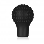 1Pcs Universal Soft Silicone Car Gear Shift Knob Cover Non slip Gearshift Head Protector Handbrake Case Handball Lever Round Black