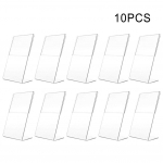 10/20 l&auml;bipaistvast akr&uuml;&uuml;list lauaekraani statiivide komplekt 10 cm x 15 cm kaartidele 10PCS