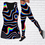 Mitmev&auml;rviline laineprinteriga joogariietus naistele Mood Treening Retuusid Fitness Sport Vabaaja joogap&uuml;ksid XS