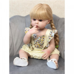 Pehmest silikoonist keha Reborn nukud 55 cm pikad juuksed Bebe Reborn silikoon p&auml;ris m&auml;nguasi lastele lastele s&uuml;nnip&auml;evakingitused