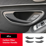 Carbon Fiber Look auto sisemise ukse k&auml;epideme uksekaussi katte trimmiraam Mercedes Benz CE klassi W205 W213 GLC jaoks B