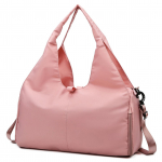 Travel Duffel Bag Spordij&otilde;usaali jooga Tote Bag Weekender &otilde;lakott koos kingalahtriga roosa