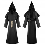 Unisex halloween keskaegne r&uuml;&uuml; kapuutsiga mantel munga&uuml;likond Cosplay kost&uuml;&uuml;m katk arst T&auml;iskasvanute rollim&auml;ng Kaunistus riided L