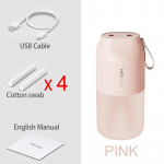 Juhtmevaba &otilde;huniisutaja USB portbaal aroomihajuti 2000mah aku laetav Umidificador eeterlik &otilde;li niisutaja PINK 4 Filters