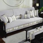 Hiina stiilis diivanipadi Four Seasons universaalne nahkdiivan libisemiskindel diivani kate k&auml;ter&auml;tik Jacquard diivani kate 45*45