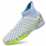 32-45 Unise jalan&otilde;ud Meeste l&uuml;hikeste k&uuml;&uuml;ntega treeningtossud Laste jalgpallisaapad noorte nahast jalgpallisaapad 34 valge