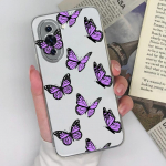 Huawei Nova jaoks 7 8 9 10 2 3 4 5 6 Pro SE Y70+ Plus &uuml;mbris Flower Butterfly pehme silikoon TPU matt kate l&auml;bipaistev p&otilde;rutuskindel Huawei kaitseraua jaoks Huawei Nova 10 4G