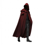 Halloweeni kapuutsiga mantel Unisex meeste naiste keep Soliidne pikk kuub Roll Cosplay kost&uuml;&uuml;mid v&auml;lir&otilde;ivad retro XL