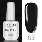 ROSALIND 15 ml k&uuml;&uuml;nelakk, poolp&uuml;siv leotav UV geelk&uuml;&uuml;nelakk, pealislakk geellakk