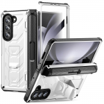 S-pliiatsi pesaga Samsung Galaxy Z Fold 5 &uuml;mbrise hingedega armor Vastupidav p&otilde;rutuskindel Kickstand 360 t&auml;iskaitsega telefoni kaane voltimine 4 3