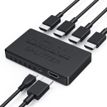 1 in 4 v&auml;ljund 4K HDMI splitter HDMI Switcher &uuml;hilduv adapter HD 1080p videomuundur PS4 DVD HDTV arvuti s&uuml;learvuti monitori projektori jaoks